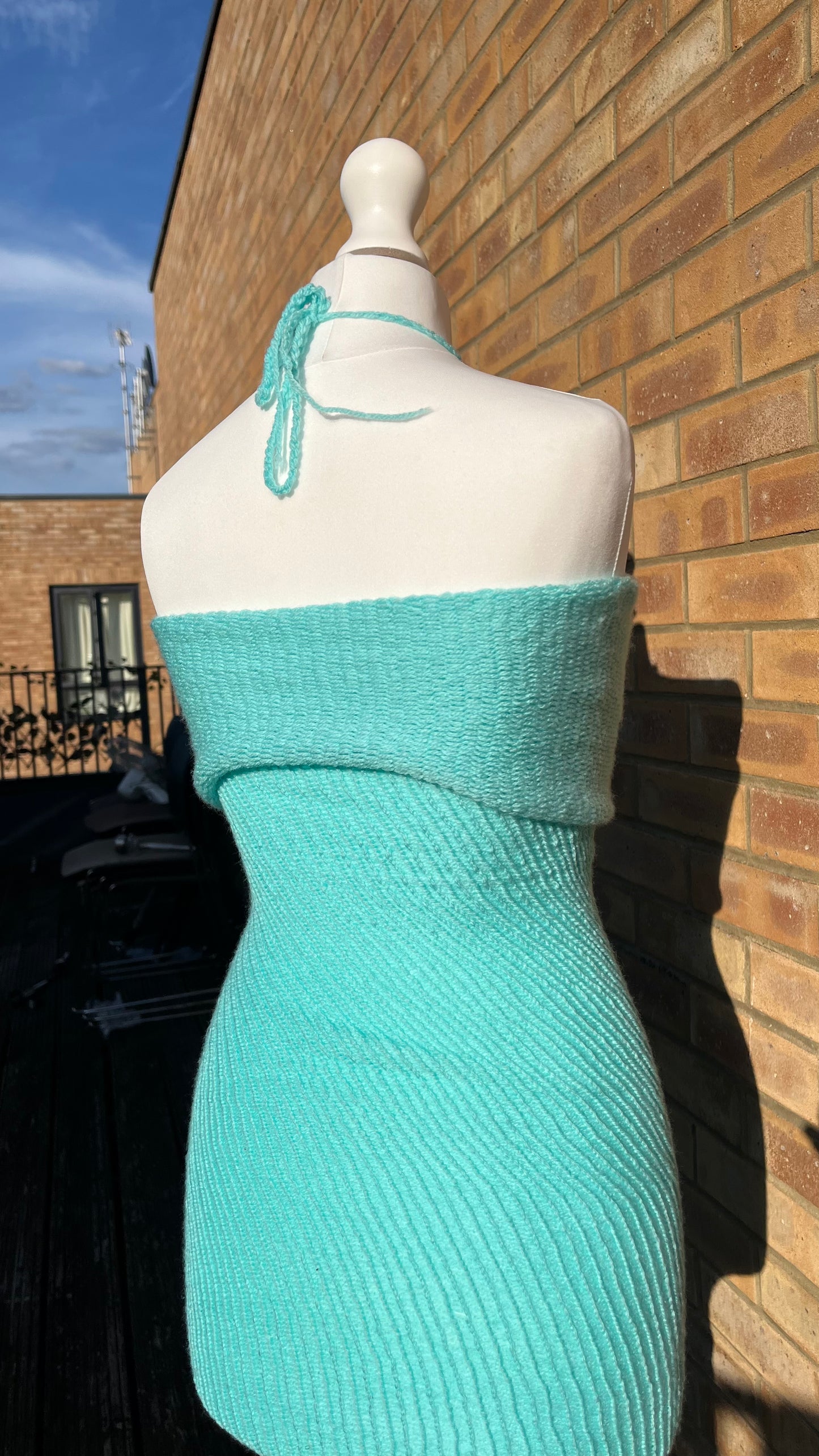 Sentro Knit Halterneck Tube Dress